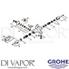 Grohe 34439003 Mixer Spare Tech Diagram