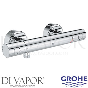 Grohe 34440002 Grohtherm 1000 Cosmopolitan M Thermostatic Shower Mixer (1/2 Inch) Spare Parts