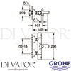 Grohe 34441002 Mixer Spare Diagram