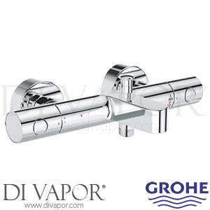 Grohe 34441002 Grohtherm 1000 Cosmopolitan M Thermostatic Bath Mixer (1/2 Inch) Spare Parts