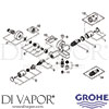 Grohe 34441002 Mixer Spare Tech Diagram