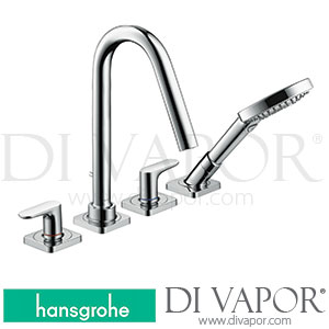 Hansgrohe 34454000 AXOR Citterio M 4-Hole Tile Mounted Bath Mixer with Lever Handles and Escutcheons 05/08 - 05/13 Spare Parts