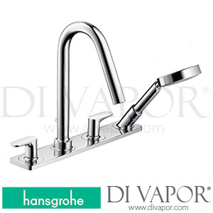 Hansgrohe 34455000 AXOR Citterio M 4-Hole Tile Mounted Bath Mixer with Lever Handels and Plate 05/08 - 05/13 Spare Parts
