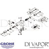 Grohe Grohtherm 1000+ Thermostatic Bath Mixer Spares