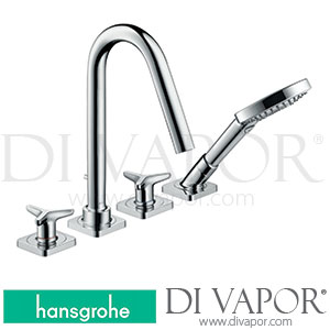 Hansgrohe 34456000 AXOR Citterio M 4-Hole Tile Mounted Bath Mixer with Star Handles and Escutcheons 06/11 - 05/13 Spare Parts