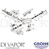 Grohe 34467001 Mixer Spare Tech Diagram