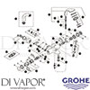 Grohe 34471 and 34472 Mixer Spare Tech Diagram