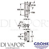 Grohe 34482001 Mixer Spare Diagram