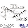 Grohe 34482001 Mixer Spare Tech Diagram