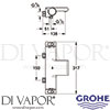 Grohe 34484001 Mixer Spare Diagram
