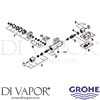 Grohe 34488000 Mixer Spare Tech Diagram