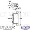 Grohe 34491000 Mixer Spare Diagram