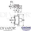 Grohe 34502000 Mixer Spare Diagram