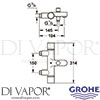 Grohe 34519000 Mixer Spare Diagram