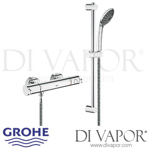 Grohe 34537000 Wave Cosmopolitan Thermostatic Shower Mixer (3/4 Inch) Spare Parts