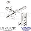 Grohe 34550000 Mixer Spare Tech Diagram