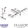 Grohe Grohtherm 1000 Thermostatic Shower Mixer Shower Set Spares