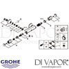 Grohe Grohtherm 800 Thermostatic Shower Mixer Spares