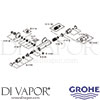 Grohe 34562000 Mixer Spare Tech Diagram