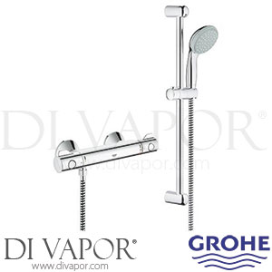 Grohe 34565000 Grohtherm 800 Thermostatic Shower Mixer with Shower Set Spare Parts