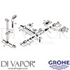 Grohe 34565000 Mixer Spare Tech Diagram