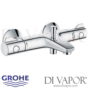 Grohe 34569000 Grohtherm 800 Thermostatic Bath Mixer (1/2 Inch) 160CC Spare Parts