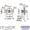 Grohe 34573000 Mixer Spare Diagram