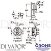 Grohe 34575001 Spare Diagram