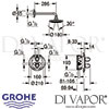 Grohe Grohtherm 1000 Perfect Shower Set Euphoria Cosmopolitan 180 Dimensions