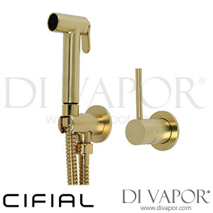 Cifial 34583MI-X11 PVD X11 Mini Round Douche Set Spare Parts