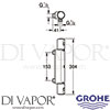 Grohe 34592002 Mixer Spare Diagram