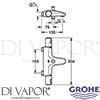 Grohe 34593002 Mixer Spare Diagram