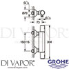 Grohe 34594000 Mixer Spare Diagram