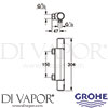 Grohe 34595000 Mixer Spare Diagram