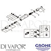 Grohe 34595000 Mixer Spare Tech Diagram
