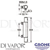 Grohe 34596000 Mixer Spare Diagram