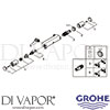 Grohe 34596000 Mixer Spare Tech Diagram