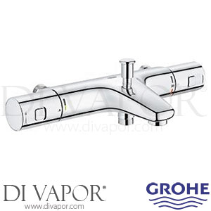 Grohe 34599000 Precision Start Thermostatic Bath Mixer - (1/2 Inch) 160cc - Spare Parts