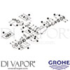 Grohe 34610 Mixer Spare Tech Diagram