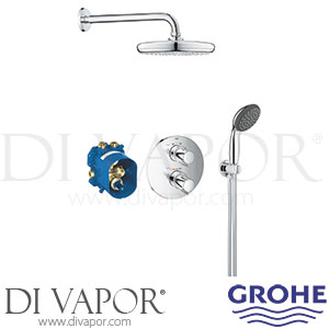 Grohe 34611001 Precision Trend Perfect Shower Set with Vitalio Start 210 Spare Parts