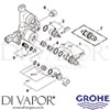 Grohe 34612 Mixer Spare Diagram