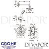 Grohe Grohtherm 1000 Perfect Shower Set Euphoria Cosmopolitan 180 Dimensions