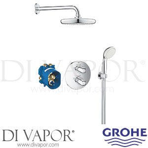Grohe 34614001 Grohtherm 1000 Perfect Shower Set with Tempesta 210 Spare Parts
