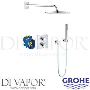 Grohe 34627000 Grohtherm 3000 Cosmopolitan Perfect Shower Set with Rainshower Cosmopolitan 310 Spare Parts