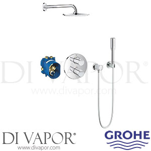 Grohe 34631000 Grohtherm 2000 Perfect Shower Set with Rainshower Cosmopolitan 210 Spare Parts