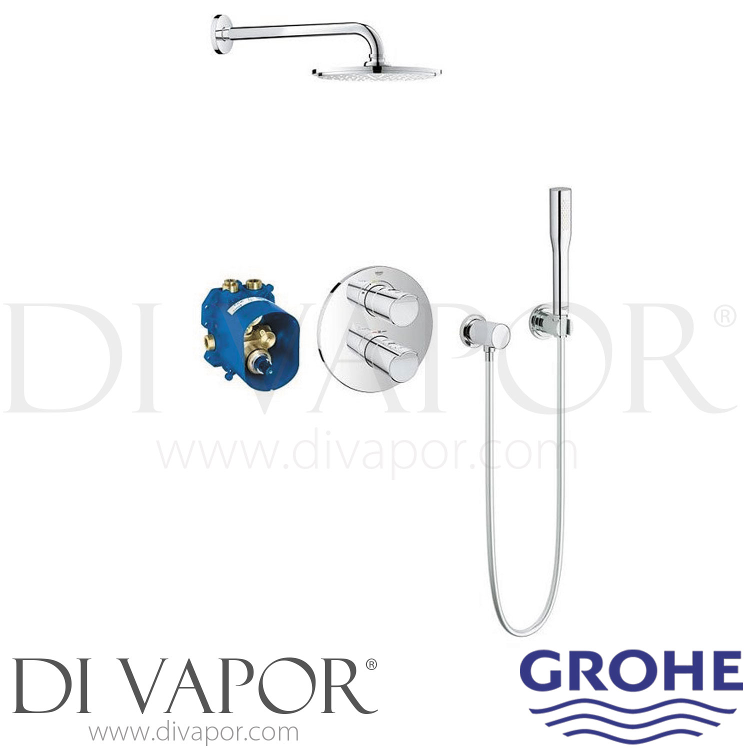 34631000 Grohtherm 2000 Shower Set with Cosmopolitan 210 Spare Parts