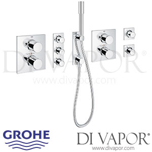 Grohe 34634001 Grohtherm F Thermostat Complete Kit Spare Parts