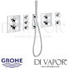 Grohe Grohtherm F Thermostat Complete Kit Spare Parts