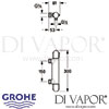 Grohe Grohtherm 1000 Thermostatic Shower Mixer Dimensions