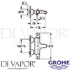 Grohe 34665000 Mixer Spare Diagram